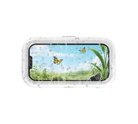 Bathroom Phone Holder | 20.5x11cm Waterproof Wall Mount Protector,High Sensitivity Bathroom Phone Case - Accurate For Kitchen Mirror Bathtub Travel Beach Gym Poolside Boat Taking Bath Women Men