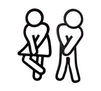 Bathroom Signs,Creative Acrylic Fade Resistant Decorations,Bathroom Wall Signs | Creative for Home Public Indoor Outdoor Hallway Wall Hotel Restaurant Parties