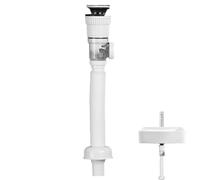 Bathroom Sink Drain Kits, Sink Drains, 11.81x37.4 Inches Anti-Clogging System, Hygiene and Flow, Easy Installation, Flexible Transparent P-Trap Pipe for Bathrooms, Kitchen, Sinks Drainage Use