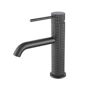 Bathroom Sink Mixer Tap, Single Handle Hot And Cold Basin Tap, for Single Hole Configuration,Grey