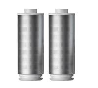 Bathroom Stainless Steel Water Heater Filter Filter Element Can Be Cleaned Brass Front Prefilter Detachable Filter Cartridge(Filter Element-2PCS)
