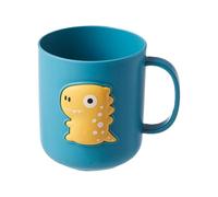 Bathroom Toothbrush Holder - 400ml Dinosaur Unbreakable Drinking, Portable Drinking Cup, For Children, Boys, Girls, Kids, Toddler, Training, Milk, Home, Kitchen, Bathroom, 9.5x8x10.5cm