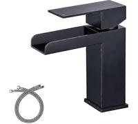 Bathroom Waterfall Faucet Black Waterfall Bathroom Sink Faucet Single Hole Singl