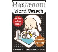 Bathroom Word Search: Puzzles with easy to Read Print about Shower Accessories, Towels, Sink Accessories, Shaving Accessories, Water Temperature and ... for Birthdays, Vacations, and Leisure Times