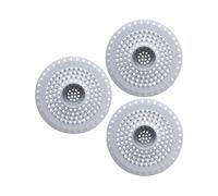 Bathtub Drain - Hair Catcher 3 Pack Silicone Foldable Drain Stopper | Anti Clog Shower Sink Strainer Hair Trap Easy Clean for Bathroom, Kitchen, Laundry, Home, Water Protection Tool