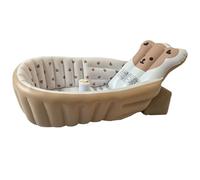 Bathtub for Baby, Inflatable Toddler Shower Tub, Foldable Adjustable Bath Seat, 35.43 Inches Soft Non Slip Support Base, for Bathroom, Travel, Pool, Beach, Outdoor, Camping Use