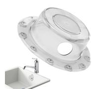 Bathtub Overflow Drain Cover - Water Stopper for Deeper Baths | Silicone Metal Combination with Tight Seal, Tool-Free Setup for Home Spa Use, Prevents Water Escape and Heat Loss 6.1 in