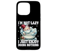 Bathtub Spa Gnome I`m Not Lazy I Just Enjoy Doing Nothing Custodia per iPhone 15 Pro Max