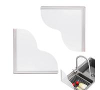 Bathtub Splash Guard - Aderente | Bathroom Water Stopper, Removable Waterproof Corner Protector For Home Hotel Bath Tub Edge Leak Control Shower Enclosure Sealing Solution Water Blocker