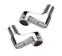 Bathtub Tap Adapter - Faucet Connector Adjustable Angle Replacement, Shower Adapter Kit | Shower Head Extension Installation, Brass Water Flow Control Upgrade For Kitchen Laundry Bathroom