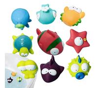 Bathtub Toy Set 9 Pieces Floating Cute No-Hole Secure
