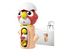 Bathtub Toy, Water Shower Toy, Strong Suction Attachment, Interactive Learning, Rotating Play Game for Bath Time, Entertainment, Home, Pool, Travel, Kids, Bathroom