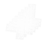 BATHVEVE 1 Set Stencil Abc Cartone Animato con Motivo Modello Lungo Riutilizzabile per Progetti Arte e Creazioni Fai da Te per Pittura e Realizzazione Biglietti