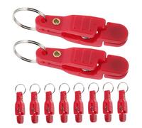 BATHVEVE 10 Pezzi Clip di Rilascio Rapido per Zavorra da Pesca Resistente e Facile da Usare per attività di Pesca Sportiva e Professionale