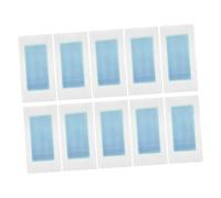 BATHVEVE 10 Pezzi Strisce Depilatorie Doppia Faccia per Cera Blu per Gambe e Bikini Non Tessuto Delicato sulla Pelle per Depilazione Professionale