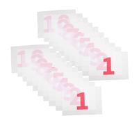 BATHVEVE 10 Pz Pettorali Numerati Leggeri e Resistenti con Numeri Chiari per Maratone e Design e Facile Fissare