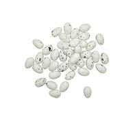 BATHVEVE 100 Pezzi Uova Piccione Viaggiatore per Decorazione 3X2Cm Uova Artificiali in Foam Simulazione per e