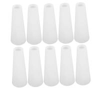 BATHVEVE 10pezzi Tubo di Plastica Tapered per Filato Lana Coni per Avvolgimento Thread per Macchine da Cucire e Progetti di Ricamo e Fai da Te Protezione e Portabilità