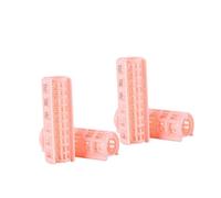 BATHVEVE 12 Pezzi Bigodini per Chioma Donna in Plastica Rosa, Leggeri e Adatti per Chioma Corti, Strumenti per Acconciature a Onde, per Uso Fai da Te e Hairdressing Colore Colore Casuale