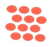 BATHVEVE 120 pezzi Cartellini Prezzi Fluorescenti di Esplosione in Carta Arancione per Negozi e Promozioni Etichette Evidenti e Colorate per Dettaglio e Pubblicità