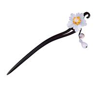 BATHVEVE 1pezzi Retro Hairpin Di Ebano Con Design Fiore Accessorio Elegante Per Acconciature Femminili Stile Cinese Per Eventi Speciali e Sposa