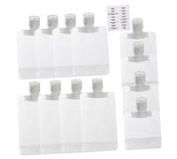 BATHVEVE 1set Bottiglie Da Viaggio Ricaricabili Contenitori Comodi Per Lozione e Shampoo Impermeabili e Antileak Per Viaggi e Trasferte