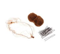 BATHVEVE 1set Rete Per Chignon Invisibili Per Danza Di Rete Mesh Elastico Per Buns Copertura Per Per Balletto Acconciature Eleganti Per Hostess e Infermiere