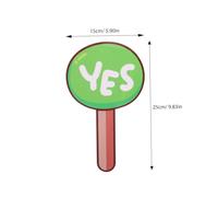BATHVEVE 2 Pezzi Lavagna Voto Scolastica Doppia Faccia PVC Resistente Portatile Tavoletta Insegnanti per Votazioni Sì No Riutilizzabile per Aula e Giochi Giudizio