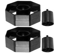 BATHVEVE 2 Set Dispenser Nucleo Interno in Plastico Resistente Nero Nastro Adesivo di Previene Scivolamenti e Riduce Tempi Morti per Negozi e Scuole