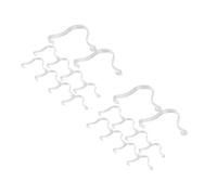 BATHVEVE 2 Set Espositore Per Scarpe Display Cremagliera Montante Uomini Pieghevole Espositore Acrilico Tendiscarpe Scaffale Scarpe Espositore Per Sandali Espositore Portascarpe 10 Pezzi*2