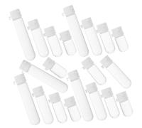 BATHVEVE 20 pezzi Contenitori Vetro Rotondi Coperchi Bottiglie Ermetiche per e Essenziali Dispenser per Lozione Viaggio per Versatile e Riduzione Sprechi