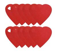 BATHVEVE 200 Pezzi Etichette Regalo Cuore Rosso in Carta a Forma di Cuore con Cordino per San e Celebrazioni, Facili da Appendere e Versatili per Matrimoni
