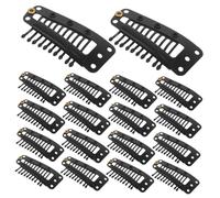 BATHVEVE 20pezzi Clip Per Extension e Parrucche Fermagli Sicuri e Leggeri Con Pettinini Per Stile e Fissaggio Delle Accessori Moda Per Donne e Ragazze