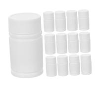 BATHVEVE 24 Bottiglie Medicinali Hdpe Contenitori Versatili per Pillole e Cosmetici per e Uso Facili da Trasportare e Resistenti