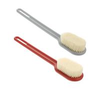 BATHVEVE 2pezzi Spazzola per Doccia Manico lungo Strumento Massaggiante per Bagno di Accessori per Pulizia del Corpo Spazzola per Pulizia della Schiena per Igiene Personale Colore Casuale