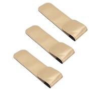 BATHVEVE 3pezzi Custodia Protettiva Compatta in Pu per Pinzette in Acciaio Inossidabile Cover Piccola per Estensione Ciglia Sleeve Resistente e Leggera per Conservazione e Trasporto Facile