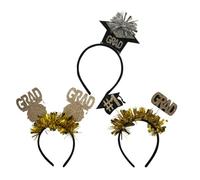 BATHVEVE 3pezzi Mini Hat Hair Accessories Per Festività Di Laurea Elegante Headdress Primaverile Per Feste Creativo e Divertente