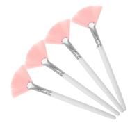 BATHVEVE 4 Pezzi Brush Di Utensili Di Bellezza Pennello Per Fard Trucco Pennello Arrossire Facciale Setole Per Il Trucco Evidenziatore Bene Sfumare Il Trucco Pennello Trucco Plastica