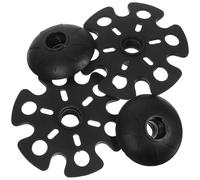 BATHVEVE 4 Pezzi Coperchi Antiscivolo in Gomma per Bastoni da Trekking, Protezione per Paletti da Escursionismo, Accessori per Camminata su Fango e Neve