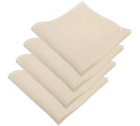 BATHVEVE 4 pezzi Filtrante Alimentare Quadrato Panno Tofu Riutilizzabile per Latte di Soia Garza Alimentare Tessuto per Filtrare Yogurt Brodo e Succhi Materiale Sicuro per Uso Cucina