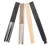 BATHVEVE 4 Pezzi Kit Fai da Te per Ventaglio Pieghevole in bambù, Ossatura | Aste e Impugnatura, Base Grezza Riutilizzabile, Finitura Liscia, per Riparazioni, Teatro, Cosplay