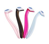 BATHVEVE 4 Pezzi Rasoio Manuale per Donne Epilatore e Strumento Portatile per Depilazione Lamette e Non Irritanti per Ascelle e Gambe