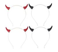 BATHVEVE 4Pezzi Unique Halloween Headbands For Birthday Party Creative Hair Accessories For Ghost Festival Decor