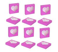 BATHVEVE 50pezzi Scatola Glitterata Per False Ciglia Contenitore Vuoto Per Ciglia Fatte Mano Design Elegante e Funzionale Per Make-up Artist e Uso Personale Protezione Contro Schiacciamenti