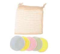 BATHVEVE 5pezzi Panni Struccanti Riutilizzabili Con Sacchetto Pad Per Rimozione Makeup Lavabili e Doppia Faccia Perfetti Per La Pulizia Del Viso Femminile