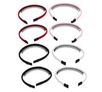 BATHVEVE 8pezzi Fasce Per Capelli Design Pettine Accessori Per Copricapo Da Donna Alla Moda Adatte Per Vita Quotidiana La Casa Le Feste e Altri Eventi