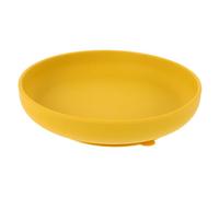 BATHVEVE Antispillamento con Ventosa per Anziani Silicone Utensile Ergonomico per Persone con Disabilità e Facile e Leggero Colore Giallo