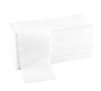 BATHVEVE Asciugamani Monouso per Piedi Impermeabili e Resistenti Tovaglioli per Bagno Pedicure Non Tessuto Set da 100 Pezzi per Saloni e Spa Leggeri e Pratici per Uso Professionale