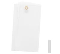 BATHVEVE Bandiera in Poliestere Resistente Bianca Personalizzabile per Decorazioni Giardino e Eventi Business Uso Interno ed Esterno