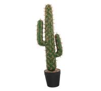 BATHVEVE Bonsai di Cactus Finti Decorativi Vaso, Piante Succulente Artificiali Realistiche per Scrivania, Arredamento Casa, Ufficio e Balcone senza Manutenzione